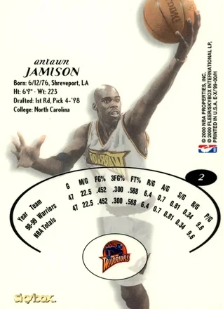 Antawn Jamison Rückseite