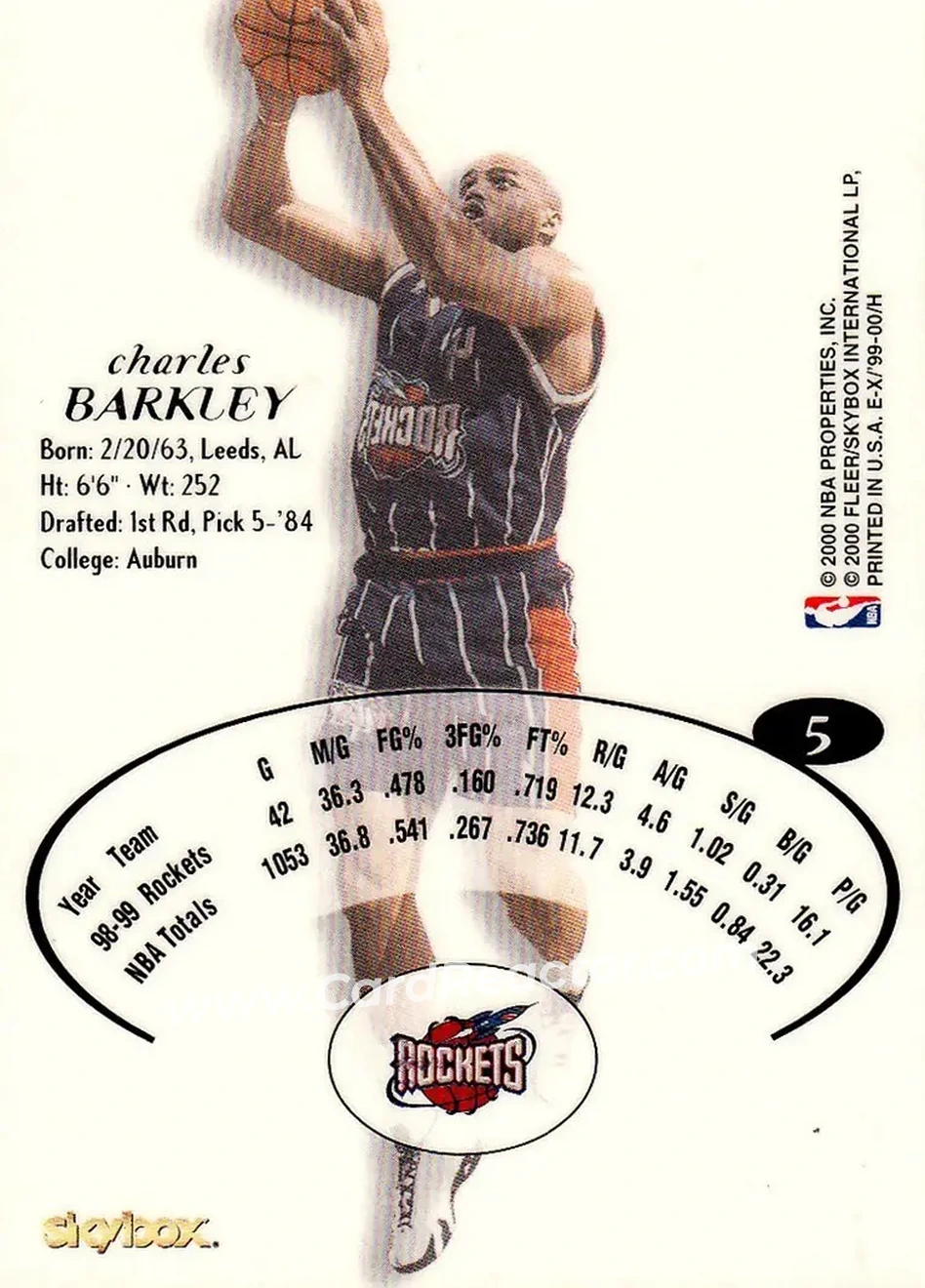 Back of Charles Barkley