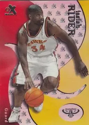 1999-00 E-X #10 - Isaiah Rider - Atlanta Hawks