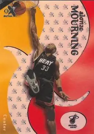 1999-00 E-X #13 - Alonzo Mourning - Miami Heat
