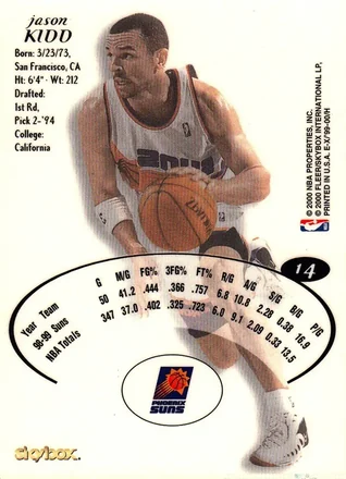 Verso de Jason Kidd