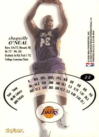 Shaquille O'Neal back