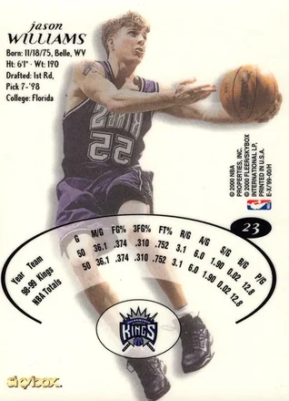 Jason Williams 뒷면
