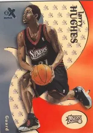 1999-00 E-X #34 - Larry Hughes - Philadelphia 76ers