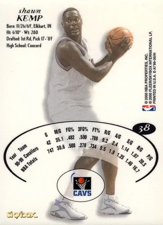 Shawn Kemp Rückseite
