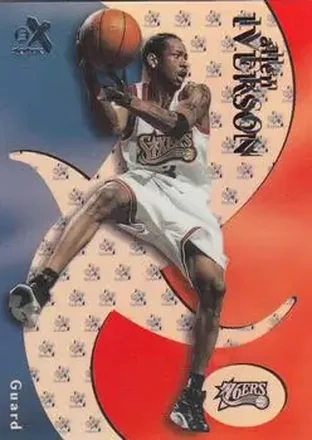1999-00 E-X #45 - Allen Iverson - Philadelphia 76ers