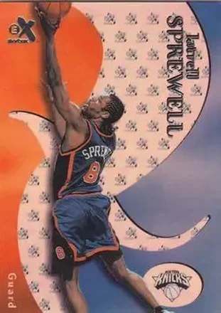 1999-00 E-X #46 - Latrell Sprewell - New York Knicks