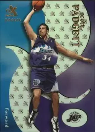 1999-00 E-X #71 - Scott Padgett - Utah Jazz