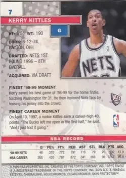 Back of Kerry Kittles