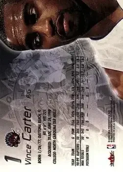 Back of Vince Carter