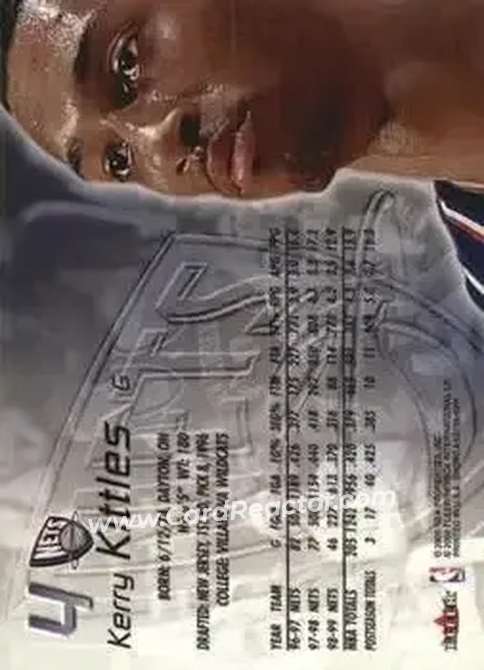 Back of Kerry Kittles