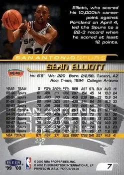 Back of Sean Elliott