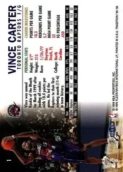 Back of Vince Carter