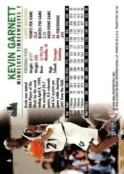 Back of Kevin Garnett