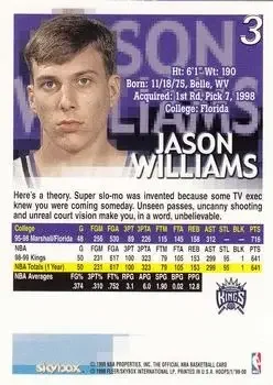 Back of Jason Williams