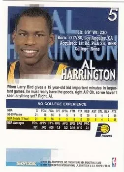 Back of Al Harrington