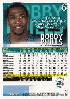 Back of Bobby Phills