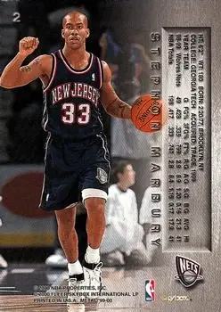 Back of Stephon Marbury