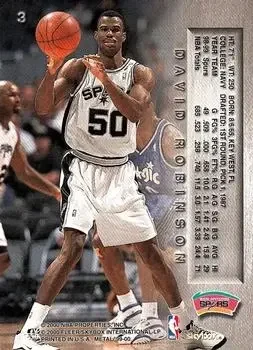 Back of David Robinson