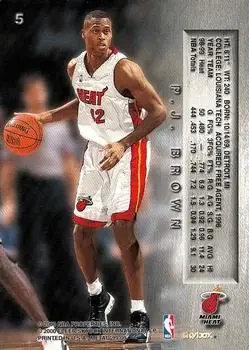 Back of P.J. Brown
