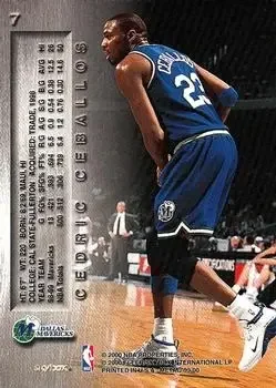 Back of Cedric Ceballos