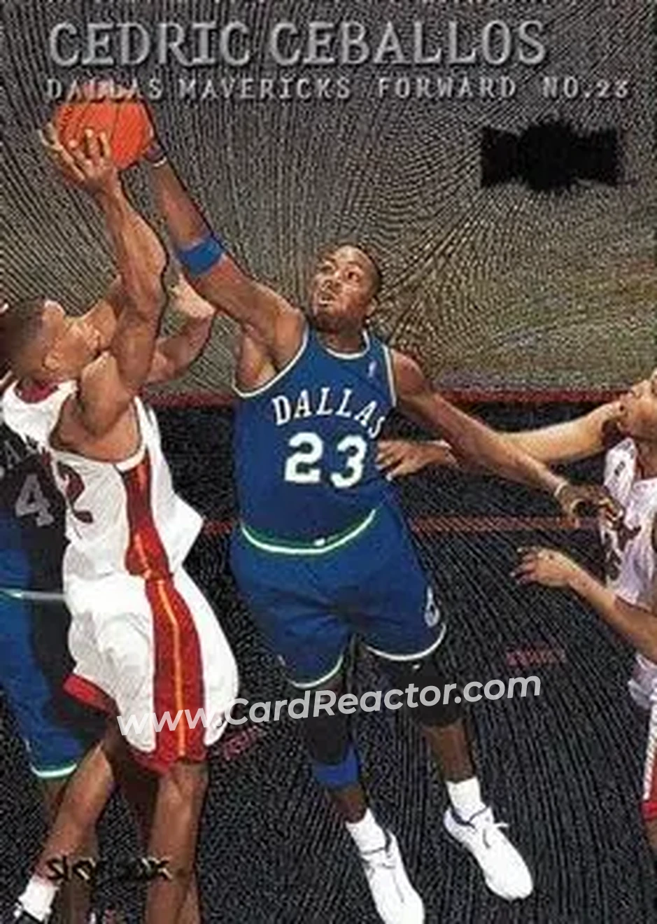 Front of Cedric Ceballos