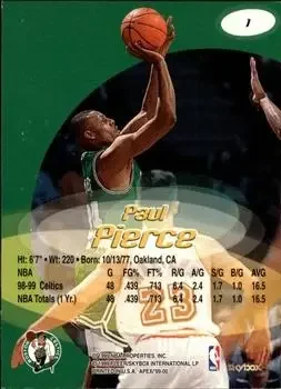 Back of Paul Pierce
