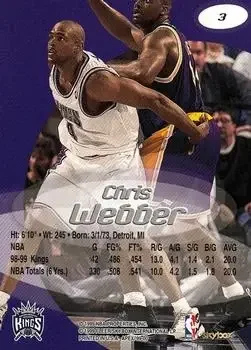 Back of Chris Webber