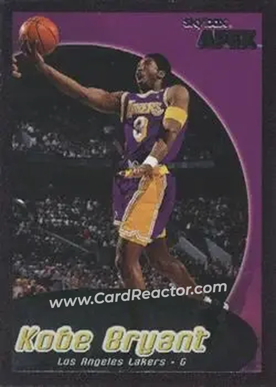 Front of Kobe Bryant