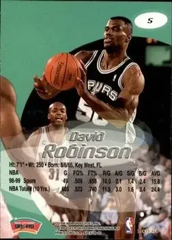 Back of David Robinson