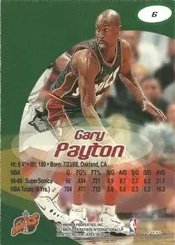 Back of Gary Payton