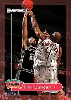 1999-00 SkyBox Impact #1 Tim Duncan