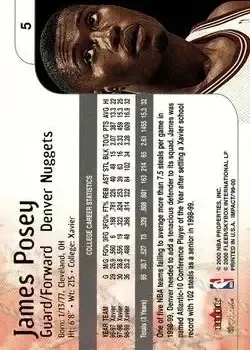 Back of James Posey