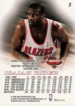 Back of Isaiah Rider