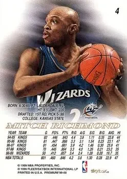 Back of Mitch Richmond