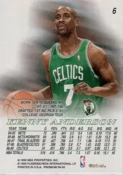 Back of Kenny Anderson