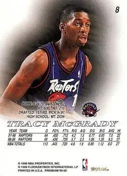 Back of Tracy McGrady