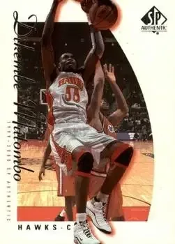1999-00 SP Authentic #1 Dikembe Mutombo