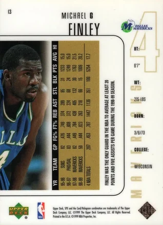 Michael Finley 뒷면