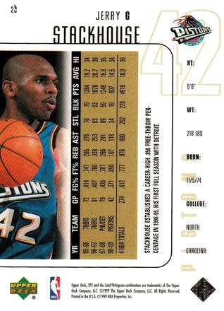 Jerry Stackhouse 裏面