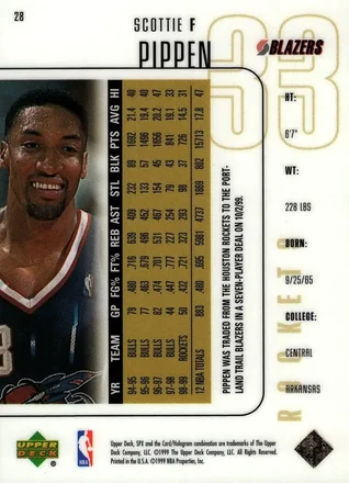 Reverso de Scottie Pippen