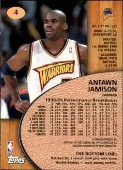 Back of Antawn Jamison