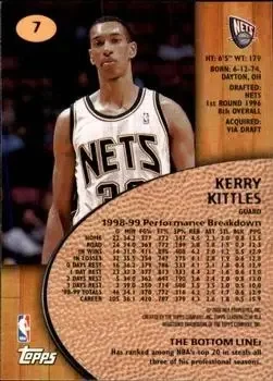 Back of Kerry Kittles
