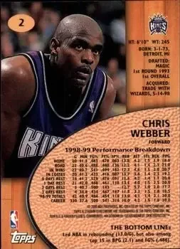 Back of Chris Webber