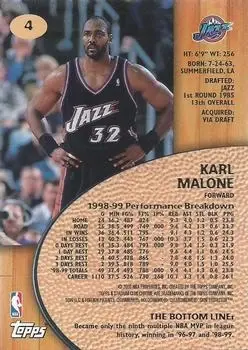 Back of Karl Malone