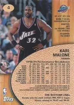 Back of Karl Malone
