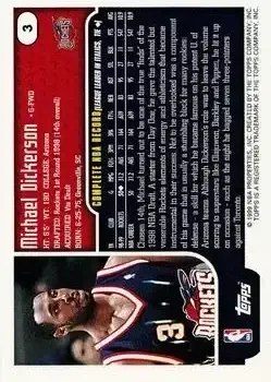 Back of Michael Dickerson