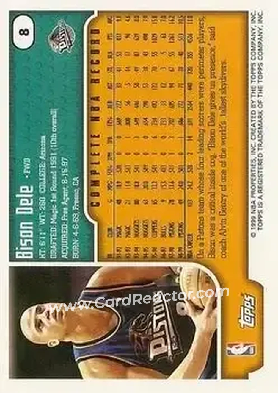 Back of Bison Dele