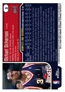 Back of Michael Dickerson