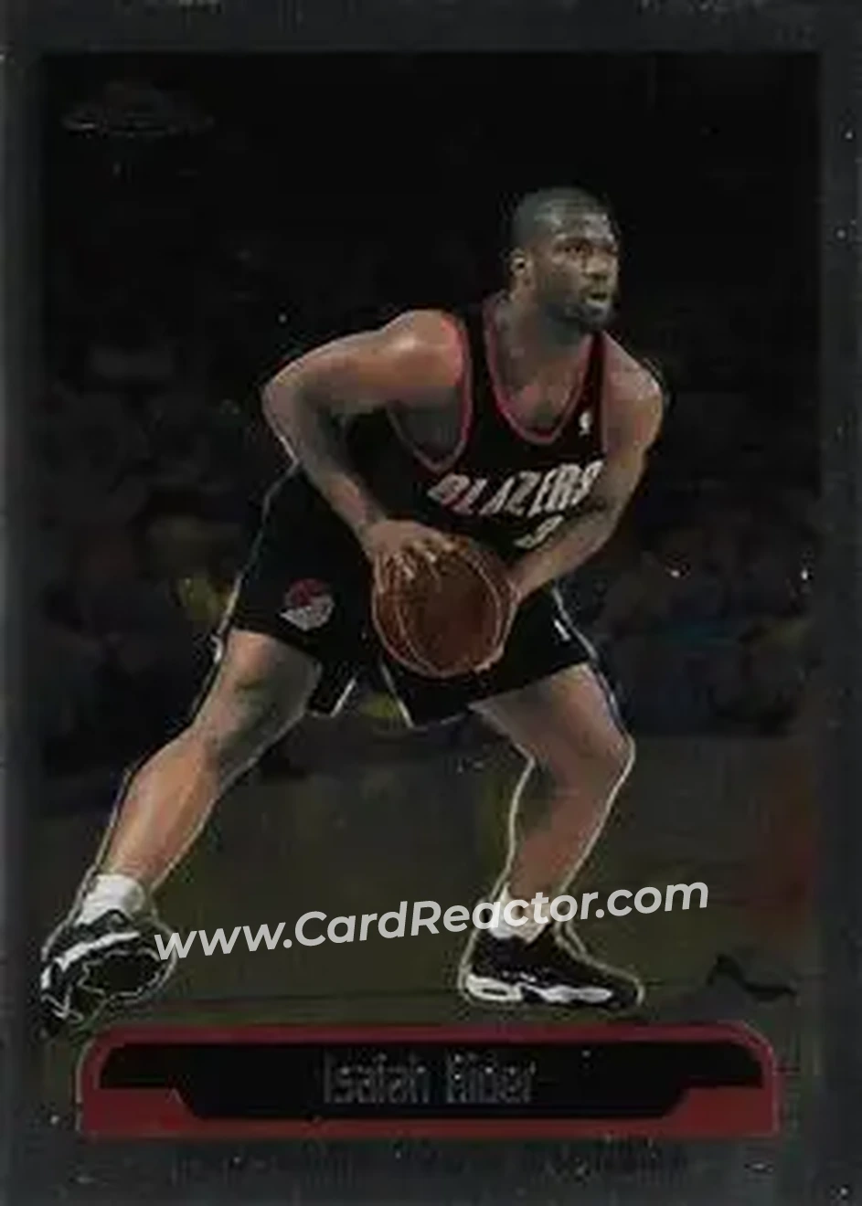 1999-00 Topps Chrome #9 - Isaiah Rider - Portland Trail Blazers - Front